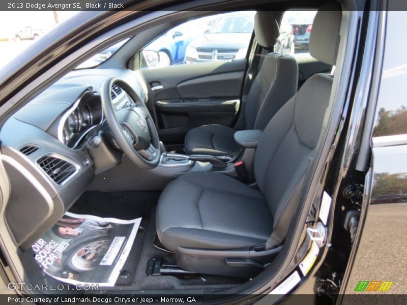 Black / Black 2013 Dodge Avenger SE