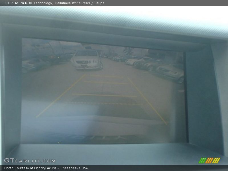 Bellanova White Pearl / Taupe 2012 Acura RDX Technology