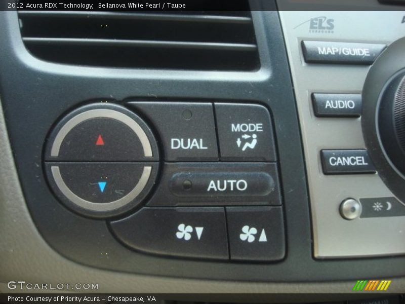 Bellanova White Pearl / Taupe 2012 Acura RDX Technology
