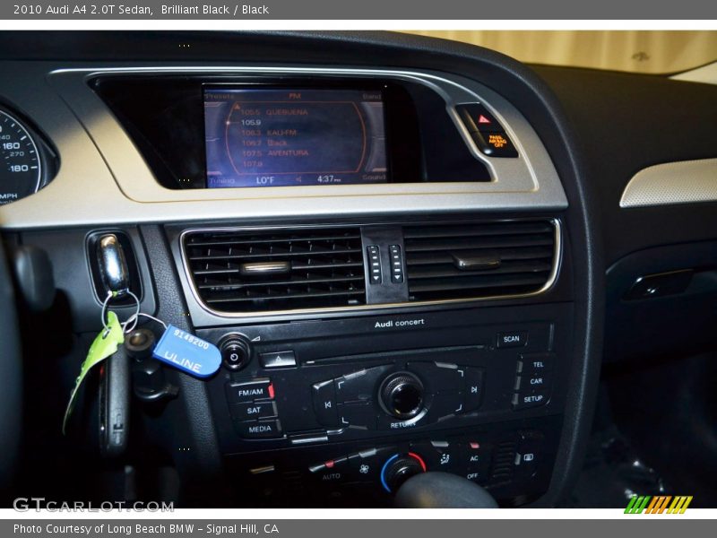 Brilliant Black / Black 2010 Audi A4 2.0T Sedan