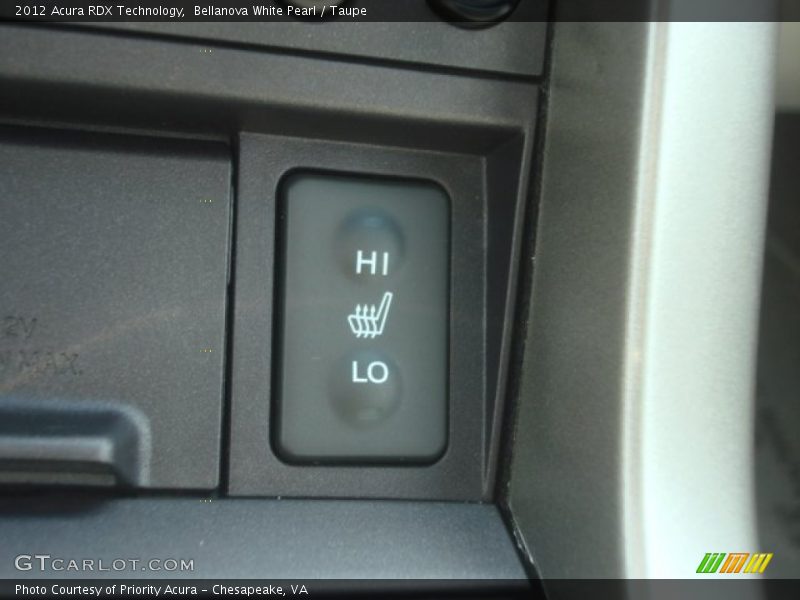 Bellanova White Pearl / Taupe 2012 Acura RDX Technology