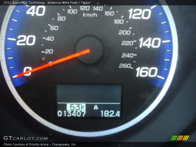 Bellanova White Pearl / Taupe 2012 Acura RDX Technology