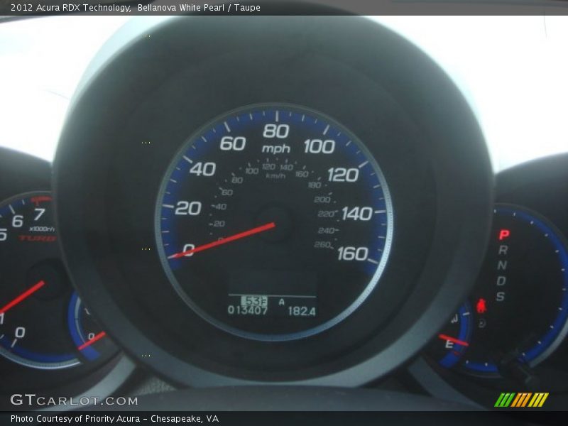 Bellanova White Pearl / Taupe 2012 Acura RDX Technology
