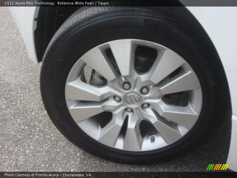 Bellanova White Pearl / Taupe 2012 Acura RDX Technology