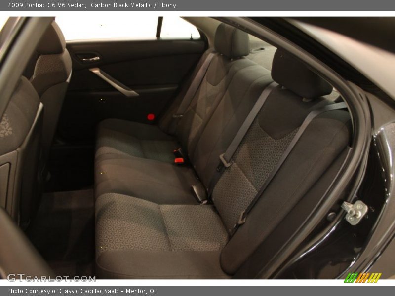 Rear Seat of 2009 G6 V6 Sedan