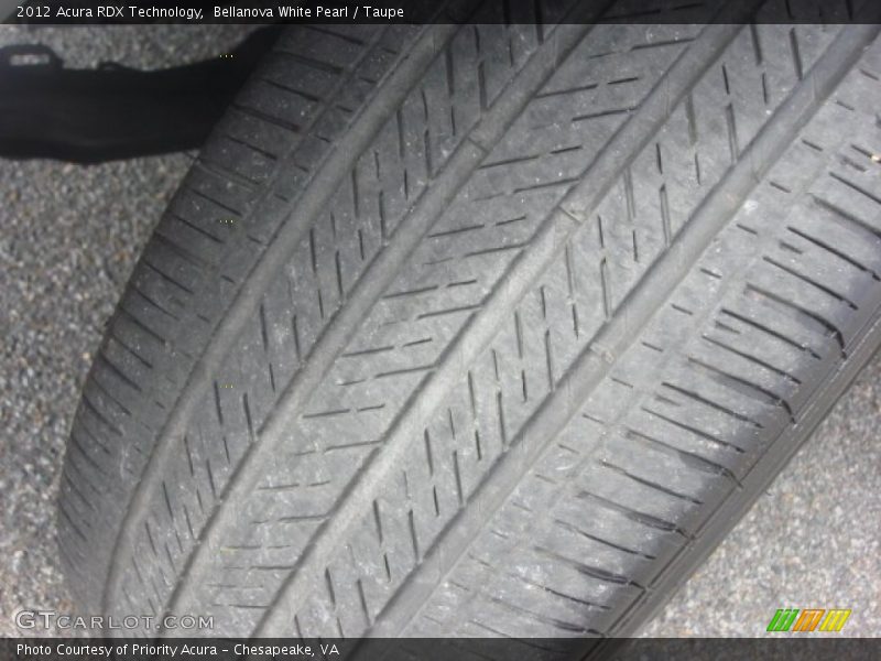 Bellanova White Pearl / Taupe 2012 Acura RDX Technology