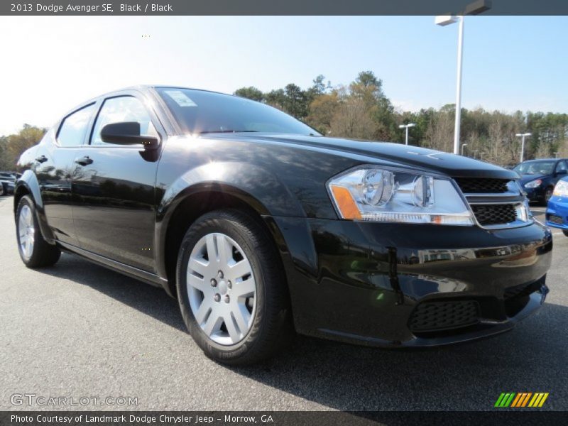 Black / Black 2013 Dodge Avenger SE