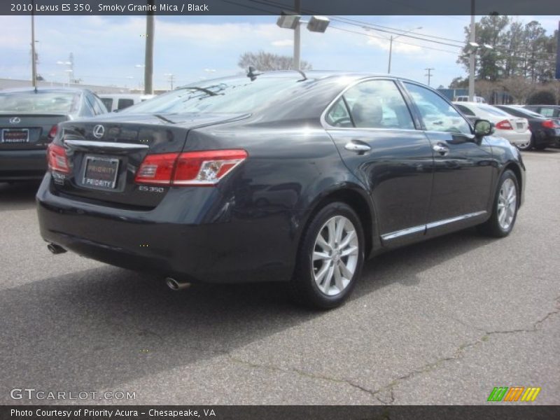 Smoky Granite Mica / Black 2010 Lexus ES 350