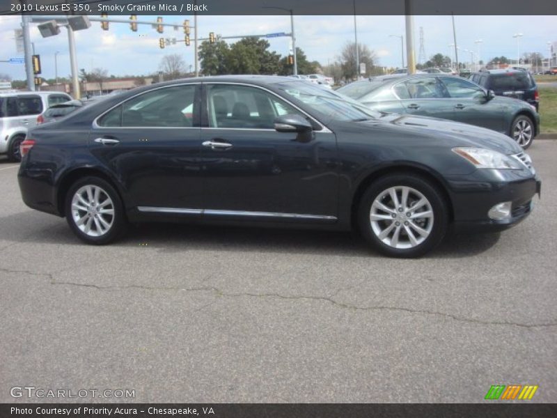 Smoky Granite Mica / Black 2010 Lexus ES 350