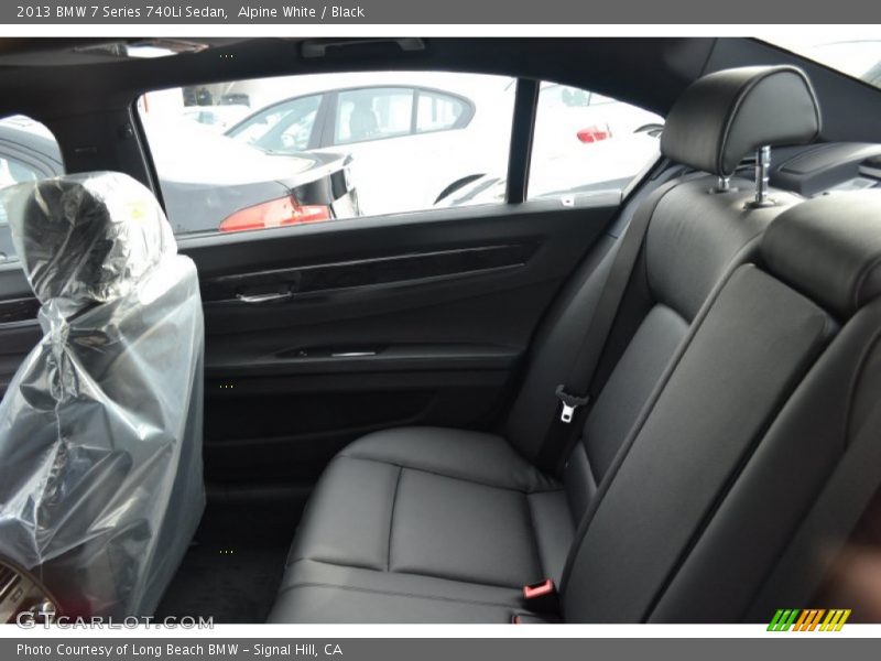 Alpine White / Black 2013 BMW 7 Series 740Li Sedan