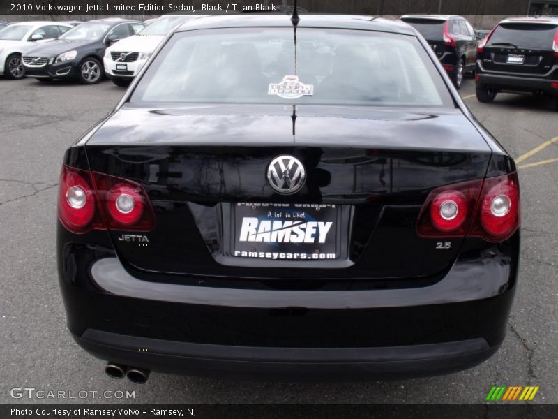 Black / Titan Black 2010 Volkswagen Jetta Limited Edition Sedan