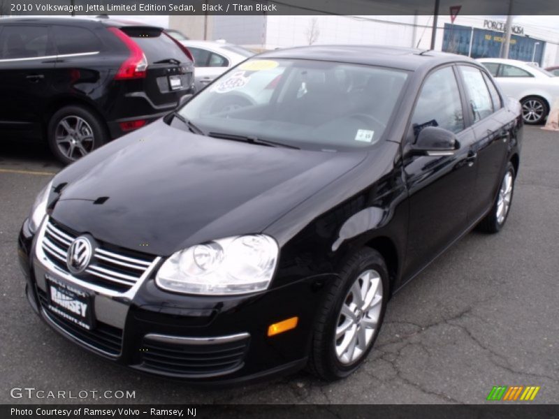 Black / Titan Black 2010 Volkswagen Jetta Limited Edition Sedan