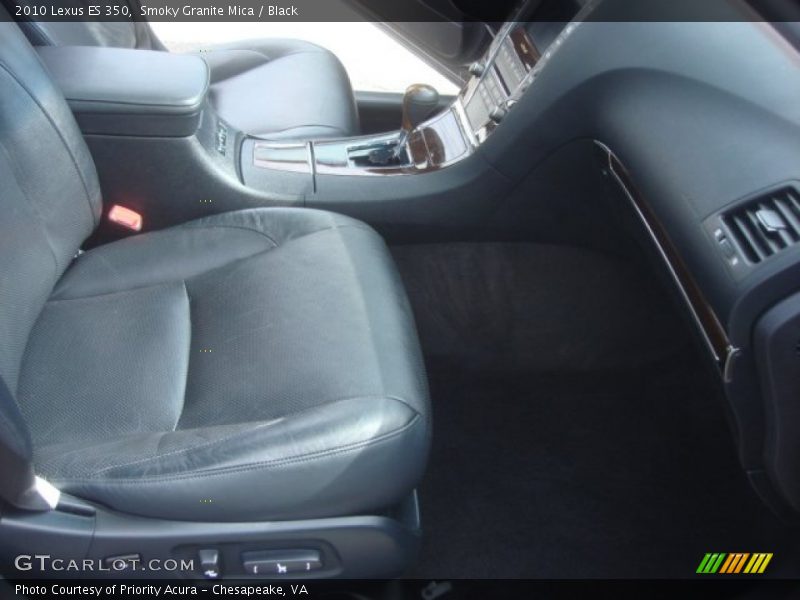 Smoky Granite Mica / Black 2010 Lexus ES 350