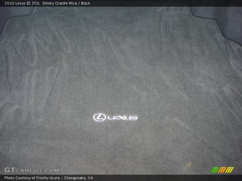 Smoky Granite Mica / Black 2010 Lexus ES 350