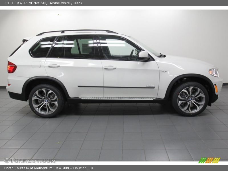 Alpine White / Black 2013 BMW X5 xDrive 50i