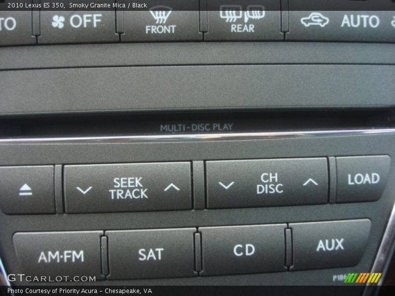 Smoky Granite Mica / Black 2010 Lexus ES 350