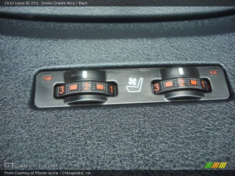 Smoky Granite Mica / Black 2010 Lexus ES 350