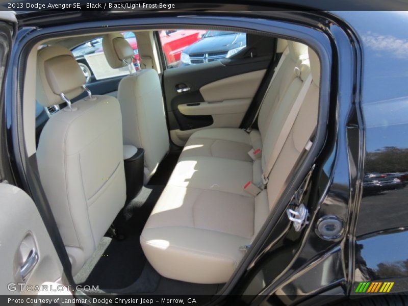 Black / Black/Light Frost Beige 2013 Dodge Avenger SE