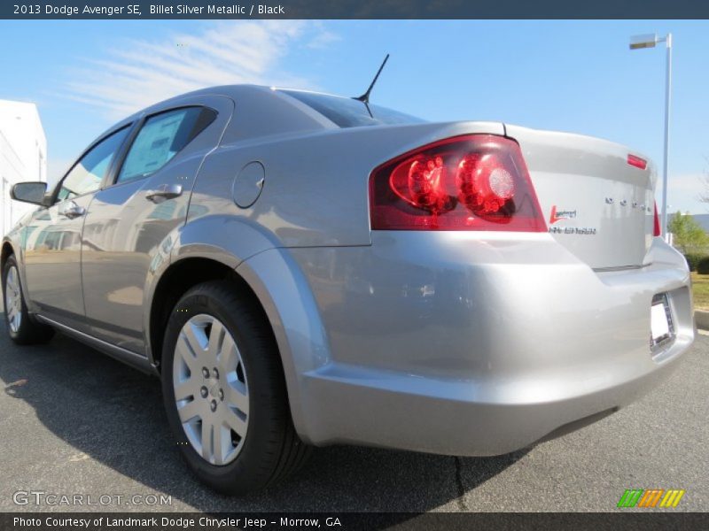 Billet Silver Metallic / Black 2013 Dodge Avenger SE