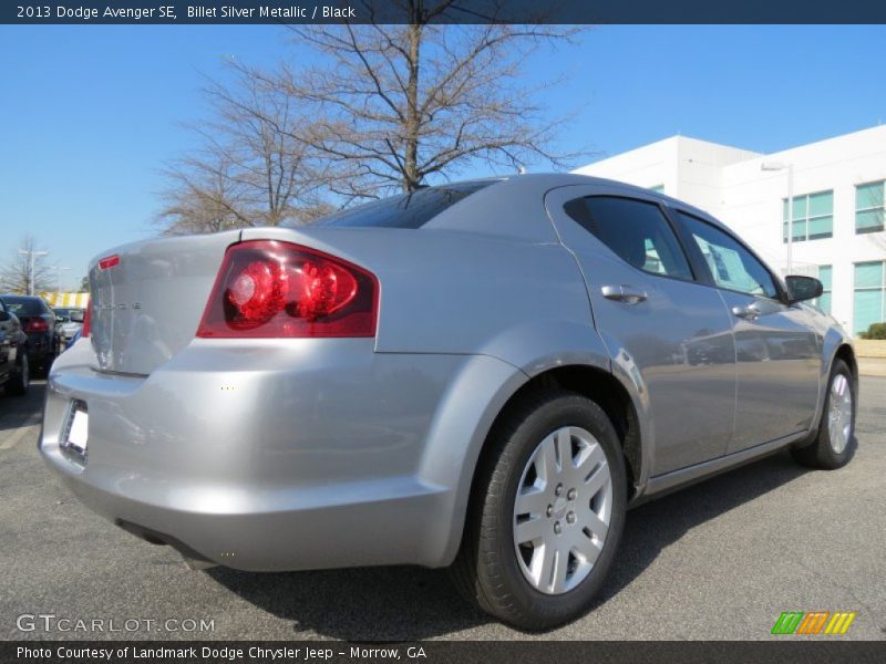 Billet Silver Metallic / Black 2013 Dodge Avenger SE