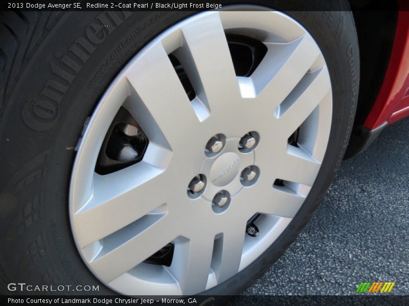 Redline 2-Coat Pearl / Black/Light Frost Beige 2013 Dodge Avenger SE