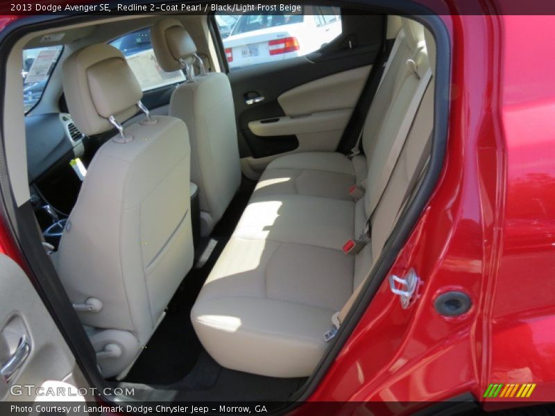 Redline 2-Coat Pearl / Black/Light Frost Beige 2013 Dodge Avenger SE