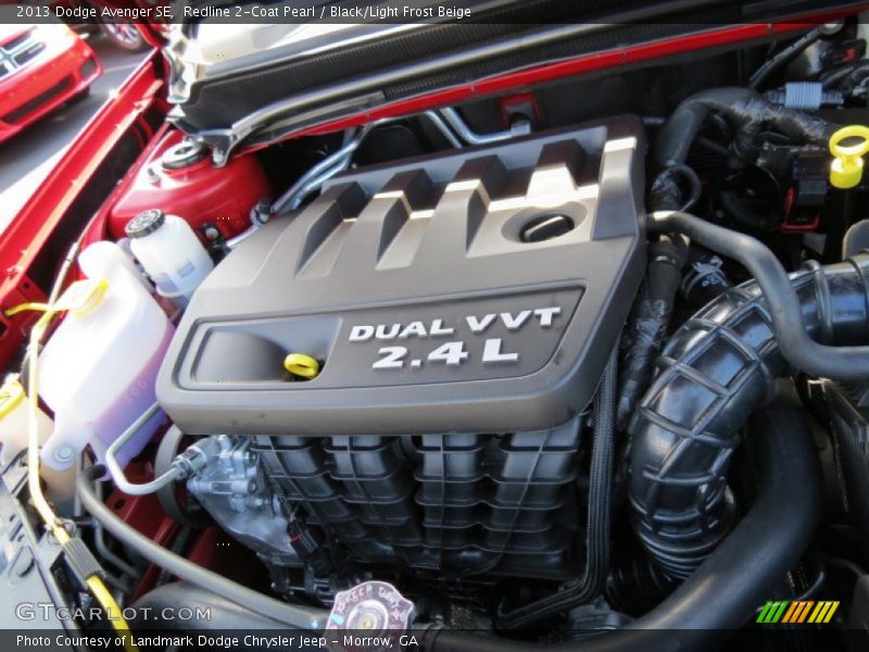 Redline 2-Coat Pearl / Black/Light Frost Beige 2013 Dodge Avenger SE