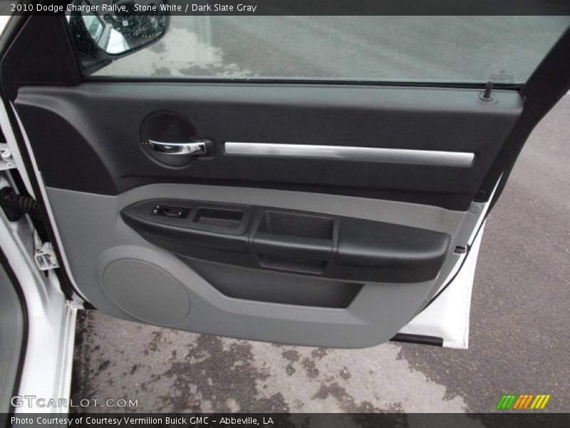 Stone White / Dark Slate Gray 2010 Dodge Charger Rallye