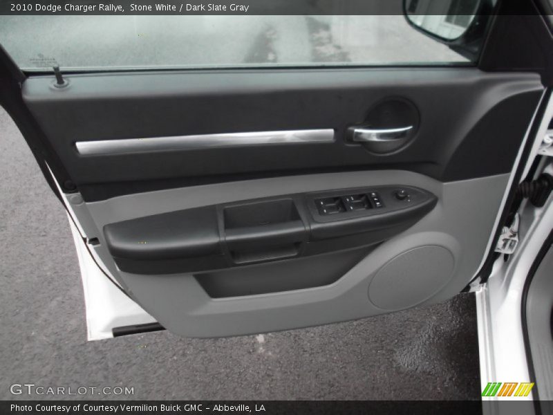 Stone White / Dark Slate Gray 2010 Dodge Charger Rallye
