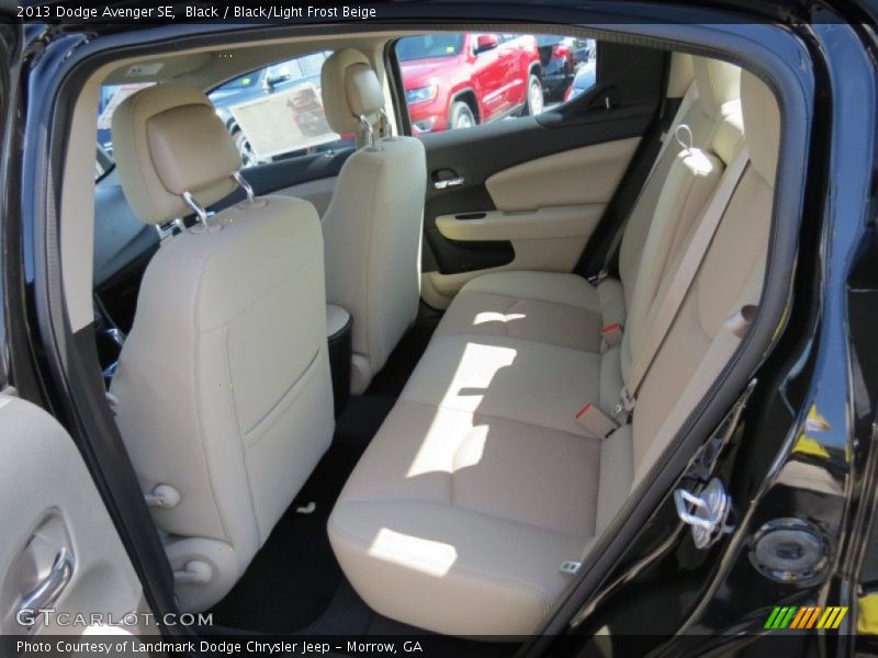 Black / Black/Light Frost Beige 2013 Dodge Avenger SE