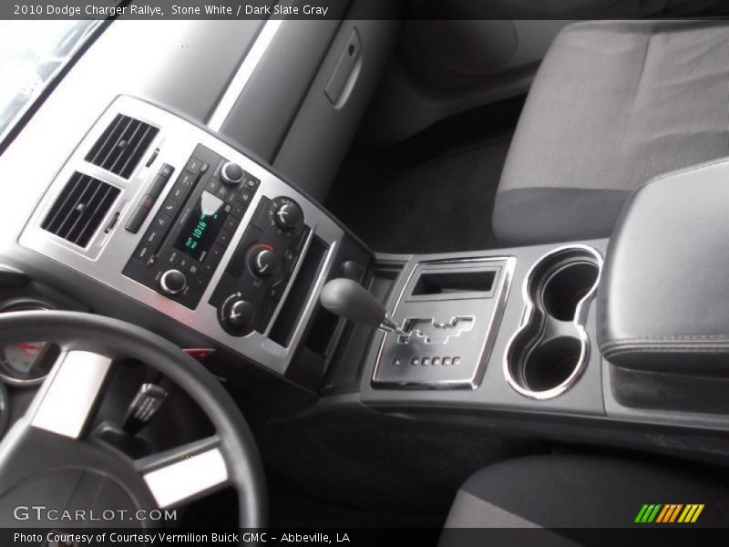 Stone White / Dark Slate Gray 2010 Dodge Charger Rallye