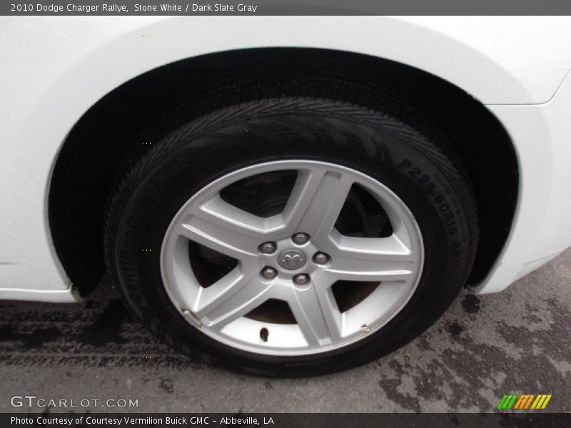 Stone White / Dark Slate Gray 2010 Dodge Charger Rallye