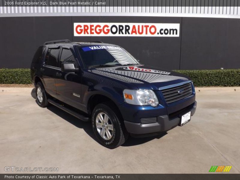 Dark Blue Pearl Metallic / Camel 2006 Ford Explorer XLS