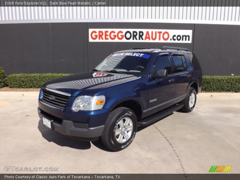 Dark Blue Pearl Metallic / Camel 2006 Ford Explorer XLS