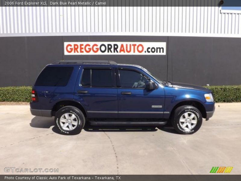 Dark Blue Pearl Metallic / Camel 2006 Ford Explorer XLS