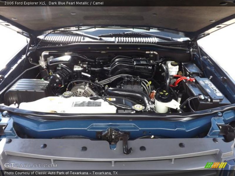 Dark Blue Pearl Metallic / Camel 2006 Ford Explorer XLS