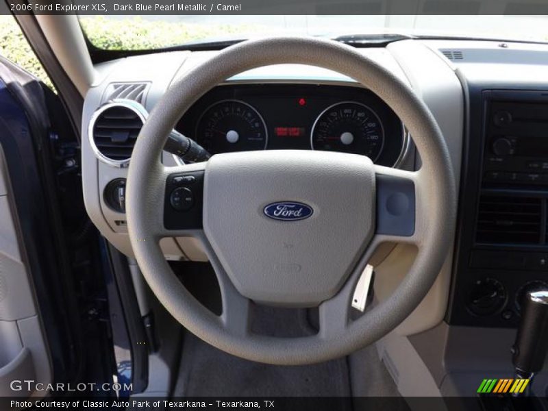 Dark Blue Pearl Metallic / Camel 2006 Ford Explorer XLS