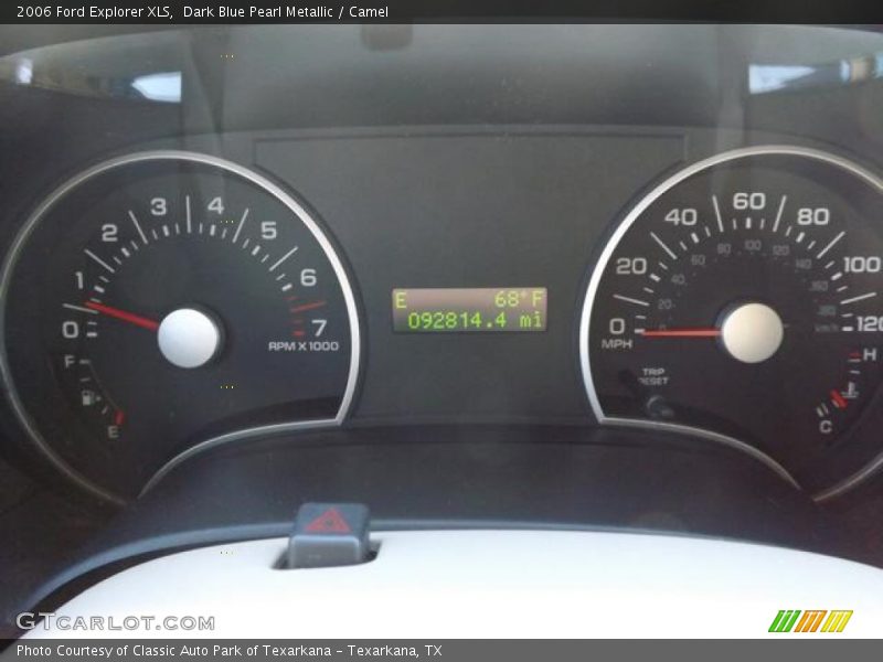 Dark Blue Pearl Metallic / Camel 2006 Ford Explorer XLS