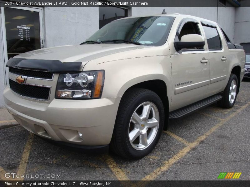 Gold Mist Metallic / Ebony/Light Cashmere 2007 Chevrolet Avalanche LT 4WD