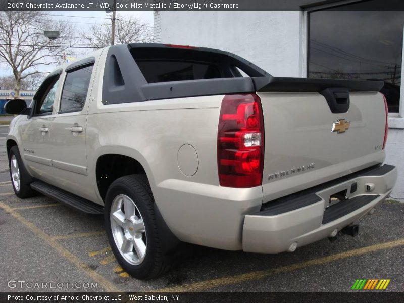 Gold Mist Metallic / Ebony/Light Cashmere 2007 Chevrolet Avalanche LT 4WD