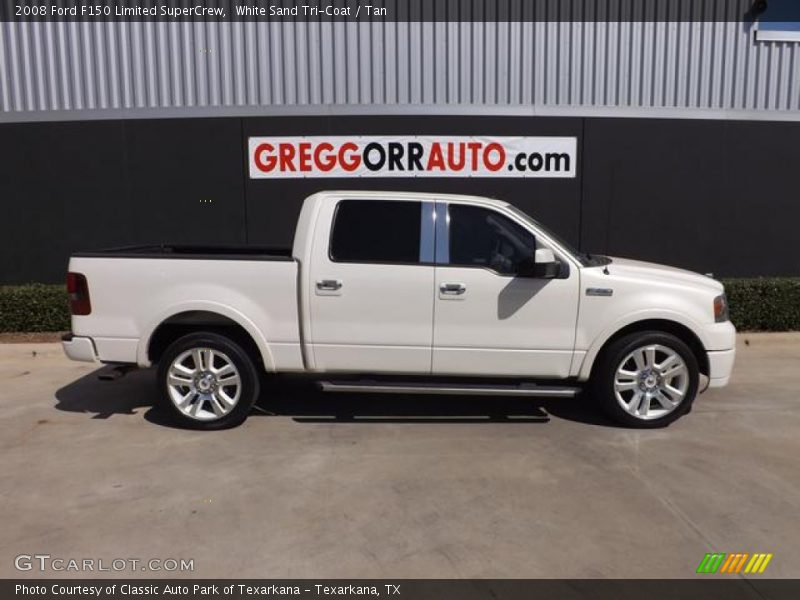 White Sand Tri-Coat / Tan 2008 Ford F150 Limited SuperCrew