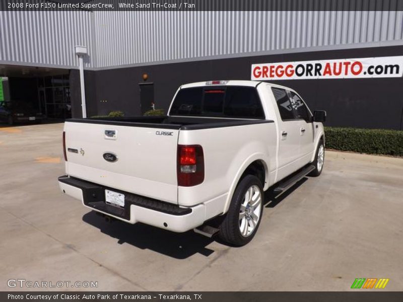 White Sand Tri-Coat / Tan 2008 Ford F150 Limited SuperCrew