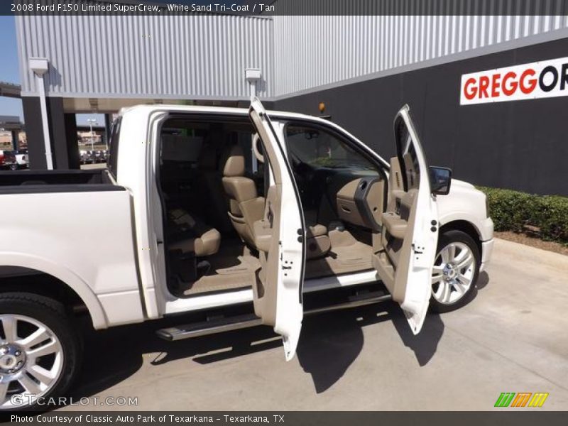 White Sand Tri-Coat / Tan 2008 Ford F150 Limited SuperCrew