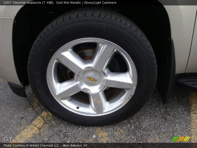 Gold Mist Metallic / Ebony/Light Cashmere 2007 Chevrolet Avalanche LT 4WD
