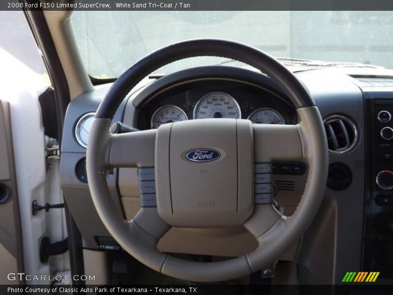 White Sand Tri-Coat / Tan 2008 Ford F150 Limited SuperCrew