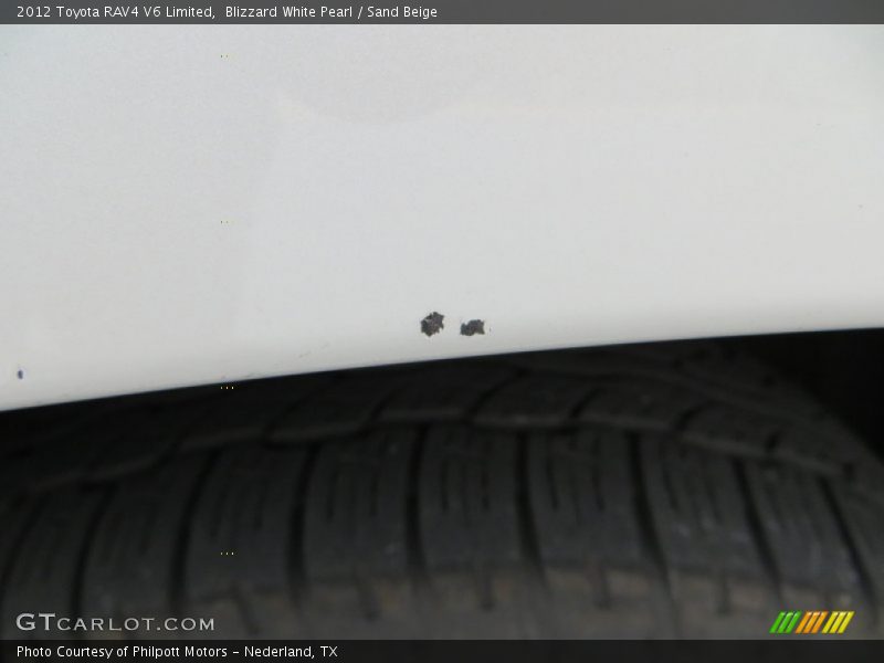 Blizzard White Pearl / Sand Beige 2012 Toyota RAV4 V6 Limited