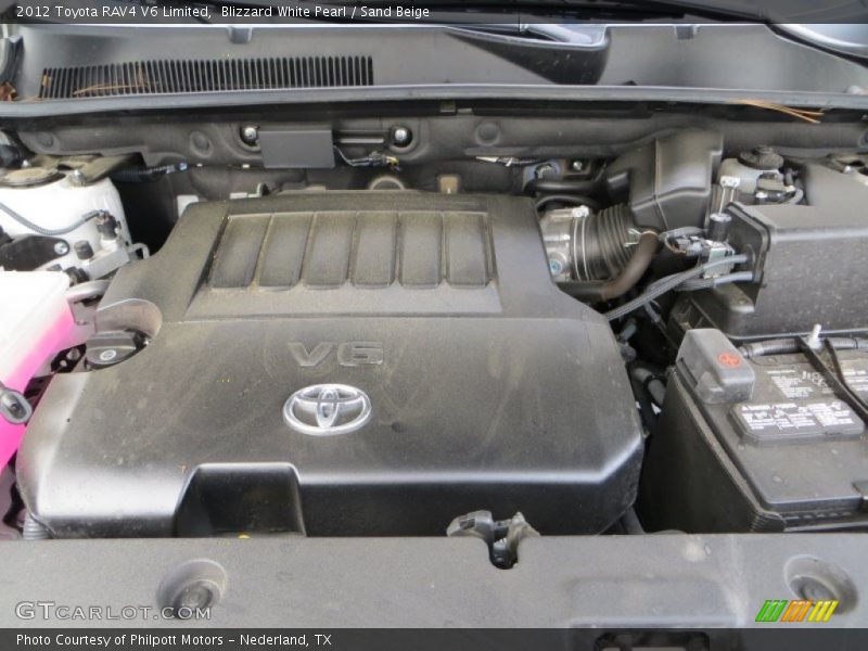 Blizzard White Pearl / Sand Beige 2012 Toyota RAV4 V6 Limited