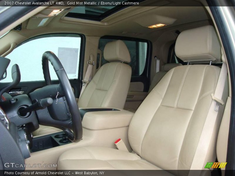 Gold Mist Metallic / Ebony/Light Cashmere 2007 Chevrolet Avalanche LT 4WD