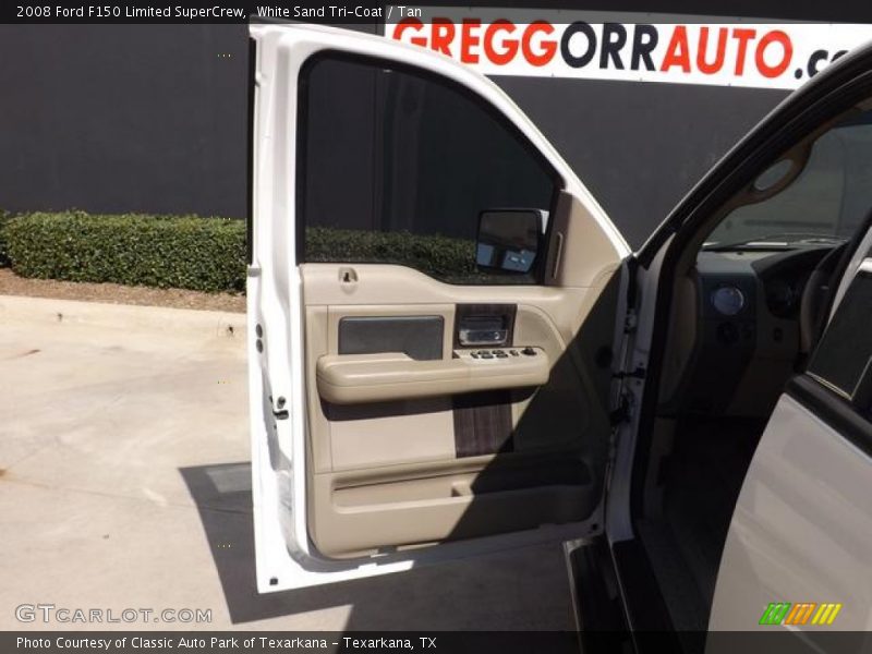 White Sand Tri-Coat / Tan 2008 Ford F150 Limited SuperCrew