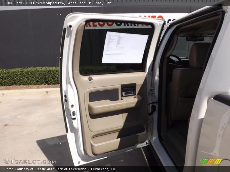 White Sand Tri-Coat / Tan 2008 Ford F150 Limited SuperCrew